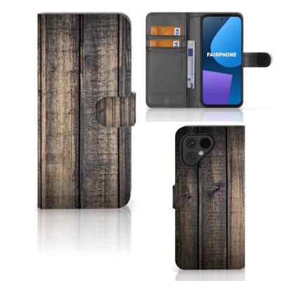 Fairphone 5 | Book Style Case | Steigerhout