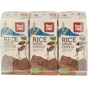 Lima Rice drink choco calcium 200 ml bio