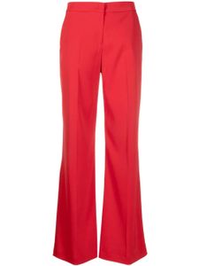 PINKO pantalon de tailleur à coupe évasée - Rouge