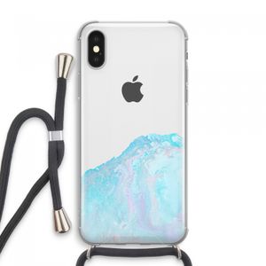 Fantasie pastel: iPhone XS Max Transparant Hoesje met koord