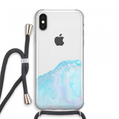 Fantasie pastel: iPhone XS Max Transparant Hoesje met koord