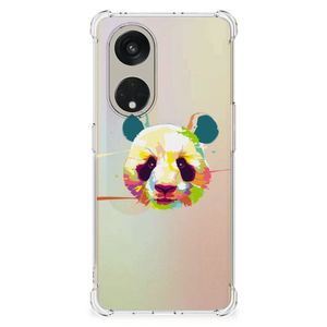 OPPO Reno8 T 5G Stevig Bumper Hoesje Panda Color