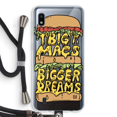 Big Macs Bigger Dreams: Samsung Galaxy A10 Transparant Hoesje met koord