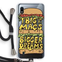 Big Macs Bigger Dreams: Samsung Galaxy A10 Transparant Hoesje met koord