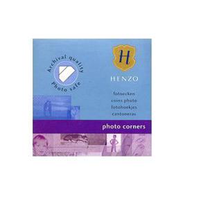 Henzo Photo corners white 1000x24 etiket Wit 1000 stuk(s)