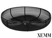 XEMM Fruitmand Pim - Draadmand - 29 x 29 cm - Zwart