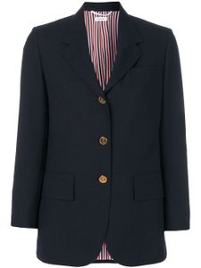 Thom Browne blazer à revers larges - Bleu