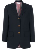 Thom Browne blazer à revers larges - Bleu