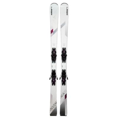 Elan White Piste Ski Dames 166