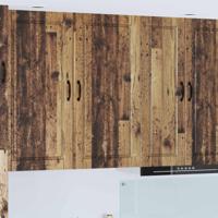 Keukenkast met plank Oudhout 50 x 31 x 100 cm Bewerkt hout