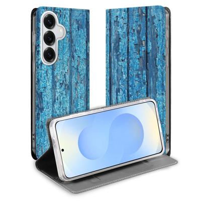 Samsung Galaxy S26 Plus | Standcase | Hoesje Wood Blue