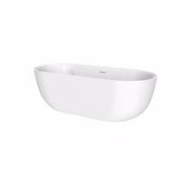 Vrijstaand Bad Melissa 180x85x60 cm Incl. Klikwaste, Afvoer en Sleuf Overloop Glans Wit Vrijstaand Bad Melissa 180x85x60 cm Incl. Klikwaste, Afvoer en Sleuf Overloop Glans Wit