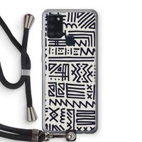 Marrakech print: Samsung Galaxy A21s Transparant Hoesje met koord