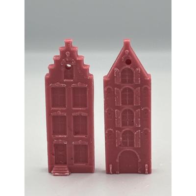 Vos Decorations Huisje geur fruit melange b set a 2 Vos Decorations Huisje geur fruit melange b set a 2