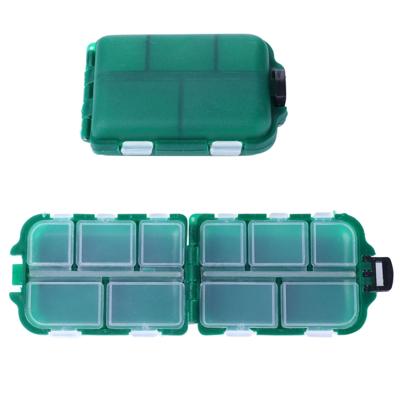 HENGJIA qt061-1 tien raster Clamshell visserij Gear Fishing Tackle opbergdoos