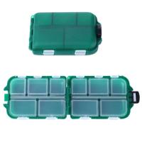 HENGJIA qt061-1 tien raster Clamshell visserij Gear Fishing Tackle opbergdoos