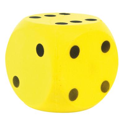 Basic Dobbelsteen soft geel 16 cm