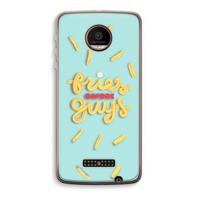 Always fries: Motorola Moto Z Force Transparant Hoesje