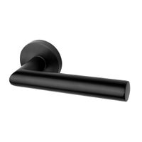Mooi Deurbeslag Deurklink Modern rond mat zwart