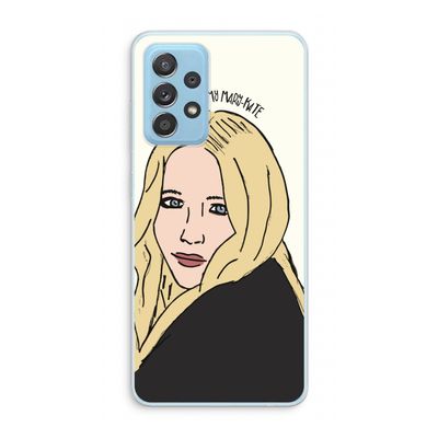 Mary Kate: Samsung Galaxy A73 Transparant Hoesje
