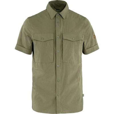 Fjallraven Abisko Trekking SS Shirt Heren Light Olive XL