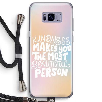 The prettiest: Samsung Galaxy S8 Transparant Hoesje met koord