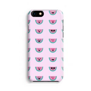 Smiley watermeloenprint: iPhone 8 Volledig Geprint Hoesje