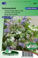 Borage zaden blauw en wit