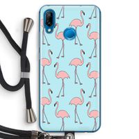 Anything Flamingoes: Huawei P20 Lite Transparant Hoesje met koord