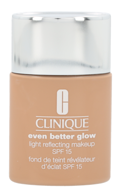 Clinique Even Better Glow Light Reflecting Makeup SPF15 70 Vanilla Foundation 30 ml Dames Clinique Even Better Glow Light Reflecting Makeup SPF15 70 Vanilla Foundation 30 ml Dames