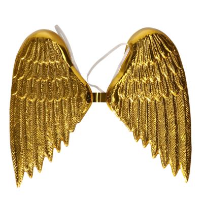 Engelen verkleed vleugels - goud - voor volwassenen - Carnavalskleding/accessoires