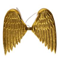 Engelen verkleed vleugels - goud - voor volwassenen - Carnavalskleding/accessoires