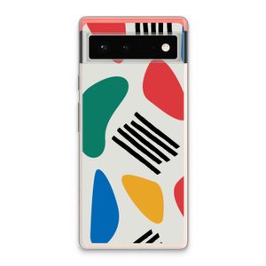 Illustratieve pop 1: Google Pixel 6 Transparant Hoesje