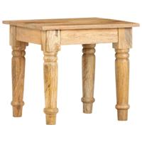 Bijzettafel 43x43x40 cm massief mangohout
