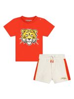 Kenzo Kids ensemble haut-short à imprimé Kotora - Rouge - thumbnail