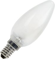 Kaarslamp E14 15W mat 230V Kaarslamp E14 15W mat 230V