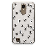 Miauw: LG K10 (2017) Transparant Hoesje Miauw: LG K10 (2017) Transparant Hoesje