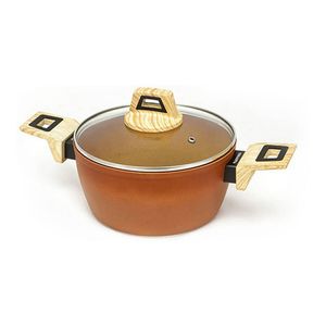 Kookpot met Deksel Amercook Terra cotta (Ø 24 cm)