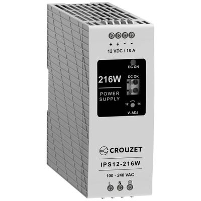 Crouzet 89452241 Industriële netvoeding 12 V 18 A 216 W Inhoud 1 stuk(s)