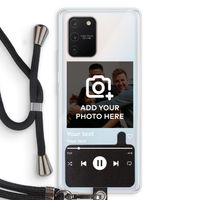 Music Player: Samsung Galaxy S10 Lite Transparant Hoesje met koord