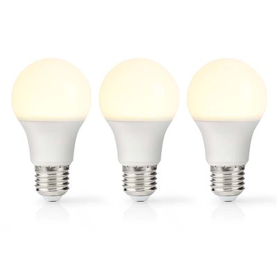Nedis LED-Lamp E27 | A60 | 11 W | 1055 lm | 2700 K | 3 stuks | 1 stuks - LBE27A603P3 LBE27A603P3