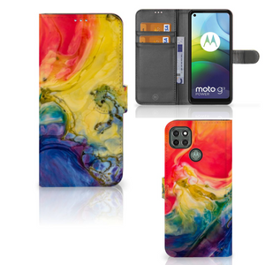 Hoesje Motorola Moto G9 Power Watercolor Dark