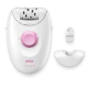 Braun Silk-épil 1 1-010 epilator 20 pincetten Roze, Wit