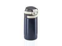 Leifheit 03247 reisdrinkbeker 350 ml Zwart, Blauw Roestvrijstaal