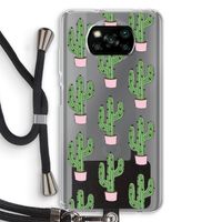 Cactus Lover: Xiaomi Poco X3 Pro Transparant Hoesje met koord