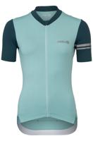 AGU Colorblock Fietsshirt Performance Dames - Groen - L