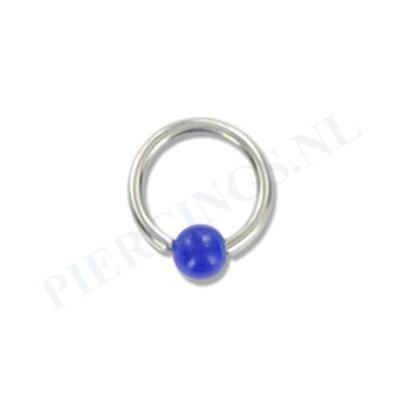 BCR 1.2 mm acryl balletje donker blauw