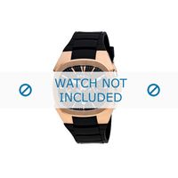 Breil horlogeband BW0309 Rubber Zwart - thumbnail