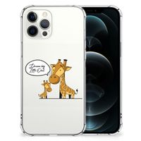 iPhone 12 Pro Max Stevig Bumper Hoesje Giraffe - thumbnail