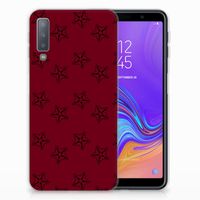 Samsung Galaxy A7 (2018) TPU bumper Sterren - thumbnail